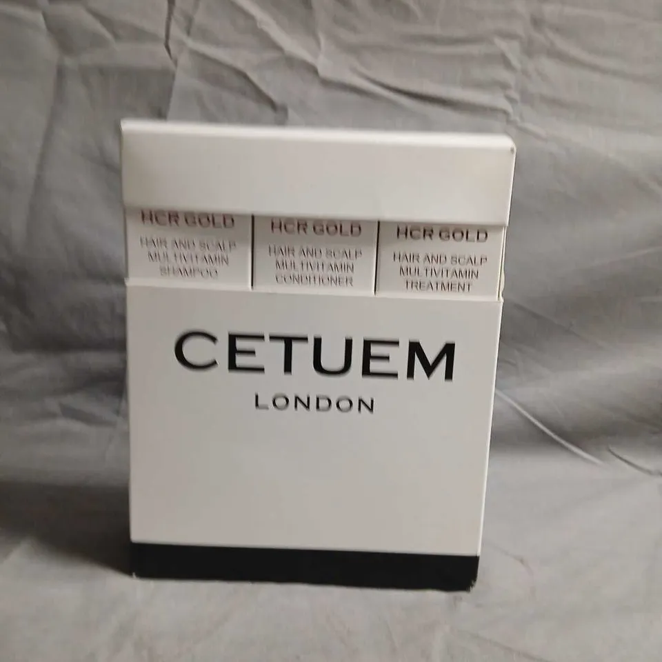 CETUEM LONDON HAIR & SCALP MULTIVITAMIN TREATMENT BOX - X3 