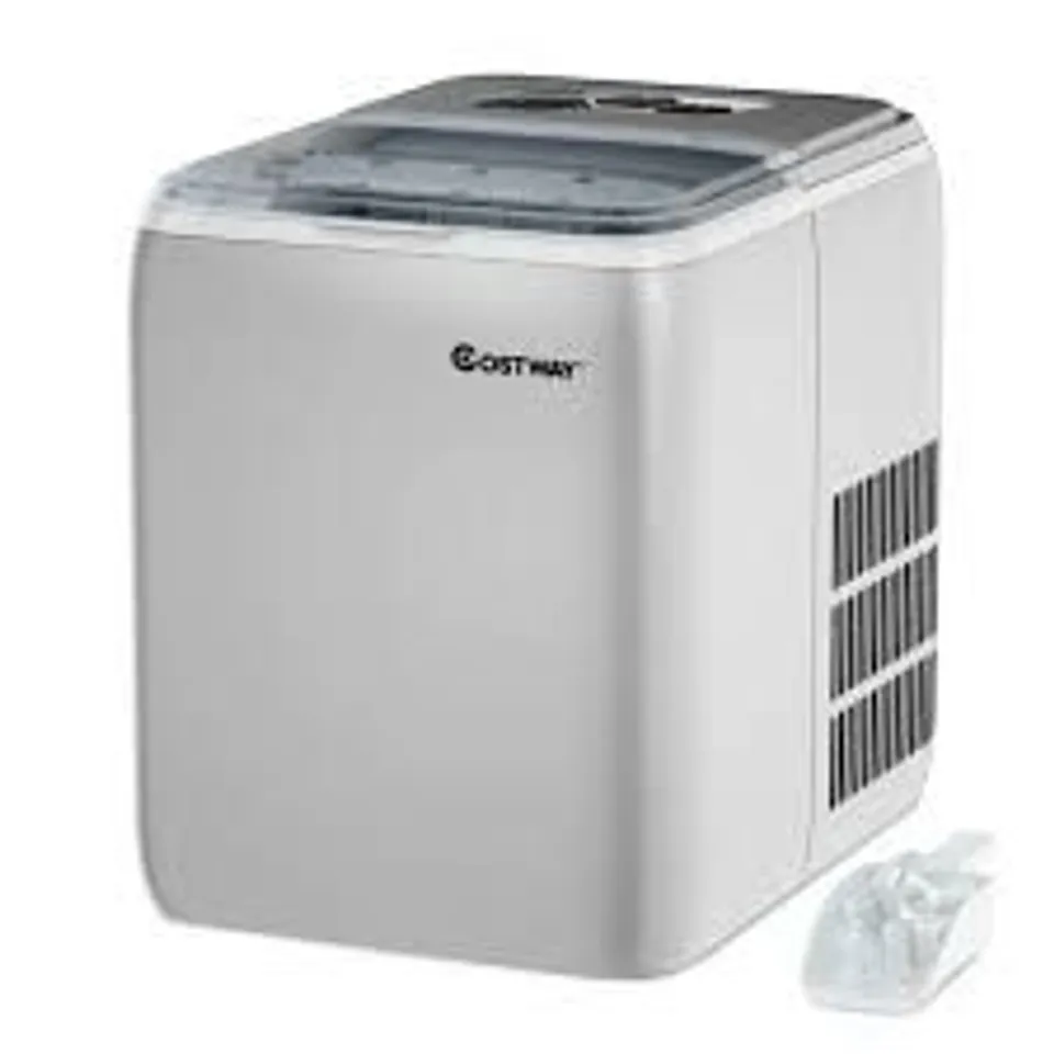 BOXED COSTWAY PORTABLE ELECTRIC ICE CUBE MAKER 2.6L