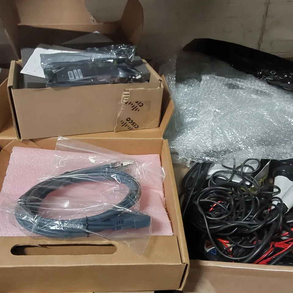 PALLET OF ASSORTED OFFICE EQUIPMENT AND ELECTRONIC SUPPLIES ECT
