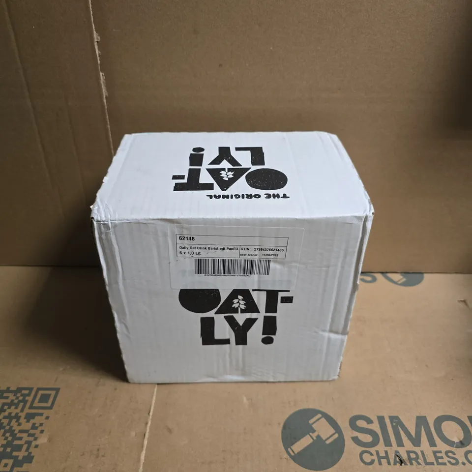BOXED SET OF 6 OATLY OAT DRINKS BARISTA DRINKS (1L)
