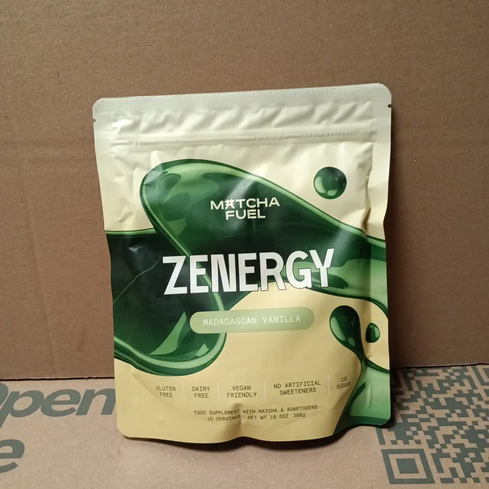 MATCHA FUEL ZENERGY MADAGASCAN VANILLA 300G SUPPLEMENT