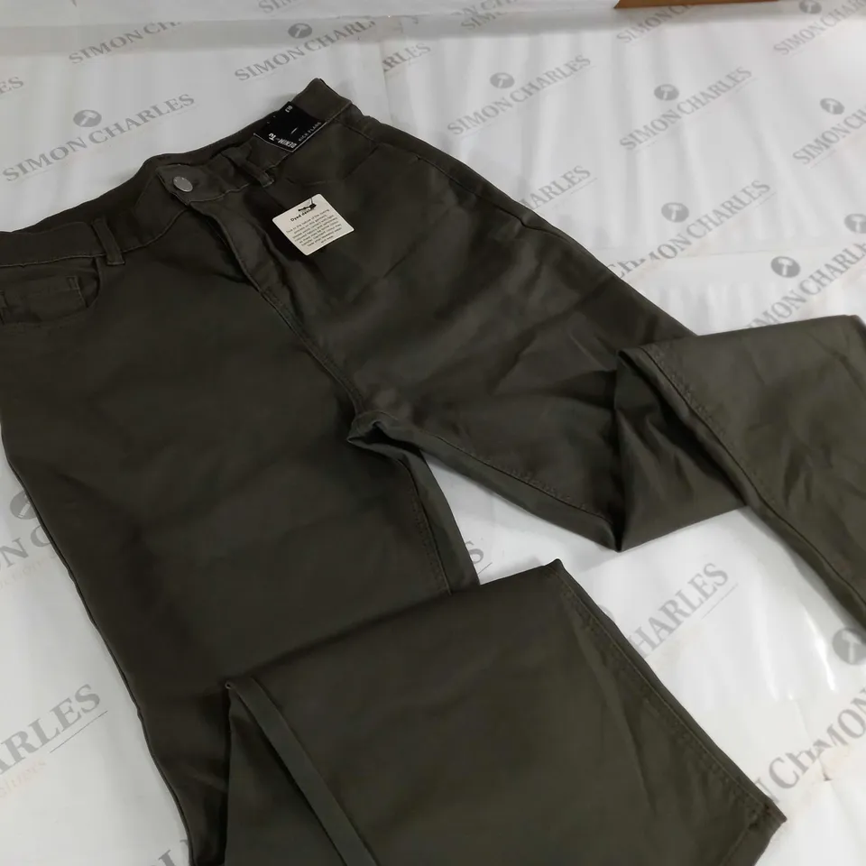 DENIM BY TU KICKFLARE JEANS IN OLIVE - 16 REG
