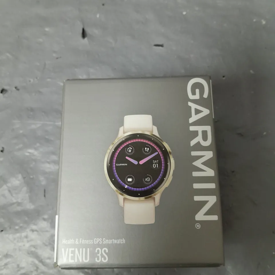 GARMIN VENU 3S HEALTH & FITNESS GPS SMARTWATCH - WHITE 