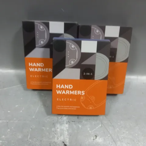 3 BOXED HAND WARMERS ELECTIC 2-IN-1 TT-05