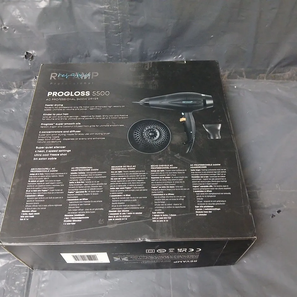 Revamp ProGloss 5500 Hair Dryer – Boxed (DR-5500-GB)