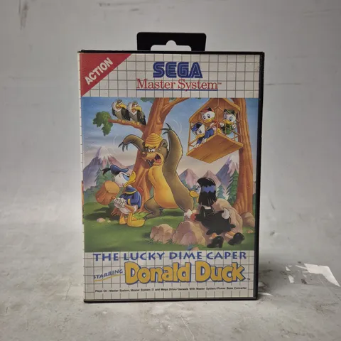 THE LUCKY DIME CAPER STARRING DONALD DUCK SEGA MASTER SYSTEM