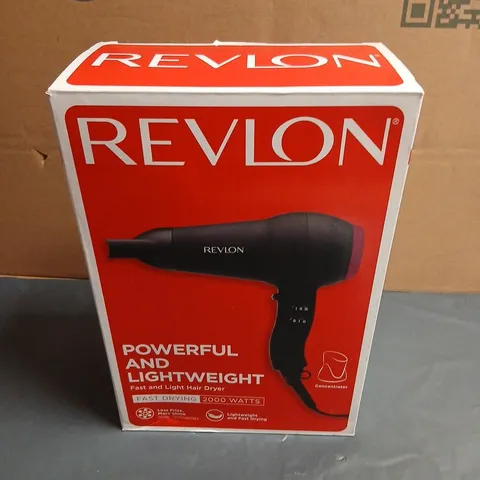 REVLON POWERFUL AND LIGHTWEIGHT HAIR DRYER – 2000 WATTS – BOXED