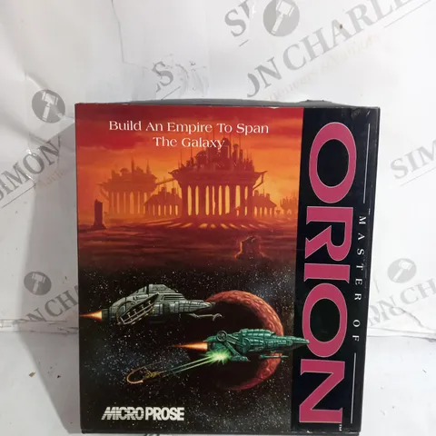 BOXED MASTER OF ORION MICRO PROSE BUILD AN EMPIRE TO SPAN THE GALAXY