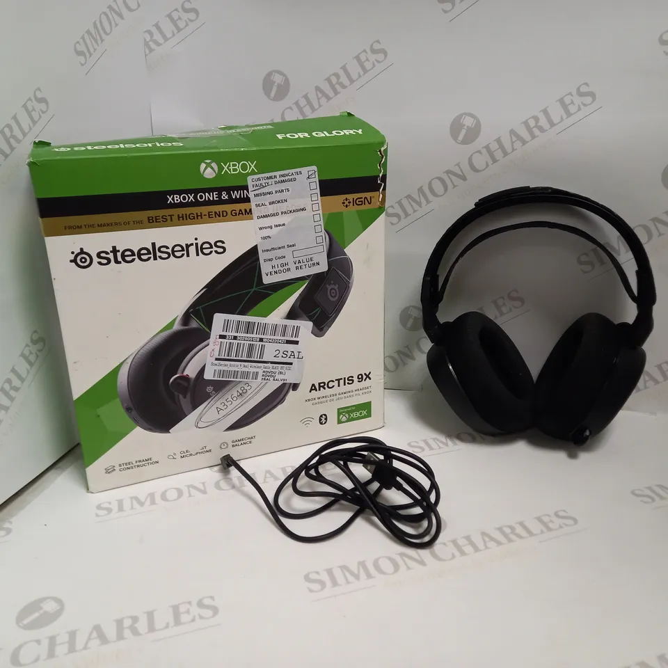 STEELSEREIES ARCTIS 9 DUAL WIRELESS XBOX GAMING HEADSET RRP £179.99
