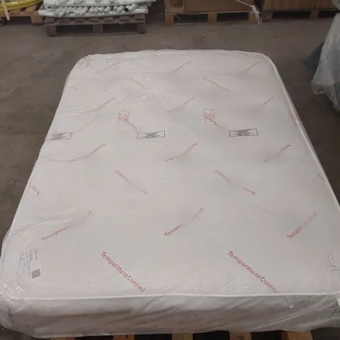 QUALITY BAGGED 10" 2 SIDED WARMING/COOLING 4'6 DOUBLE MATTRESS