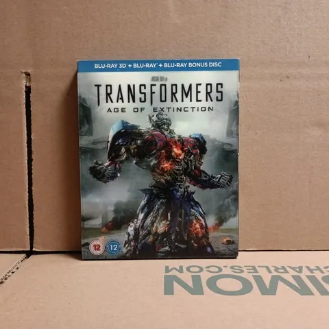TRANSFORMERS: AGE OF EXTINCTION BLU-RAY 3D + BLU-RAY + BONUS DISC