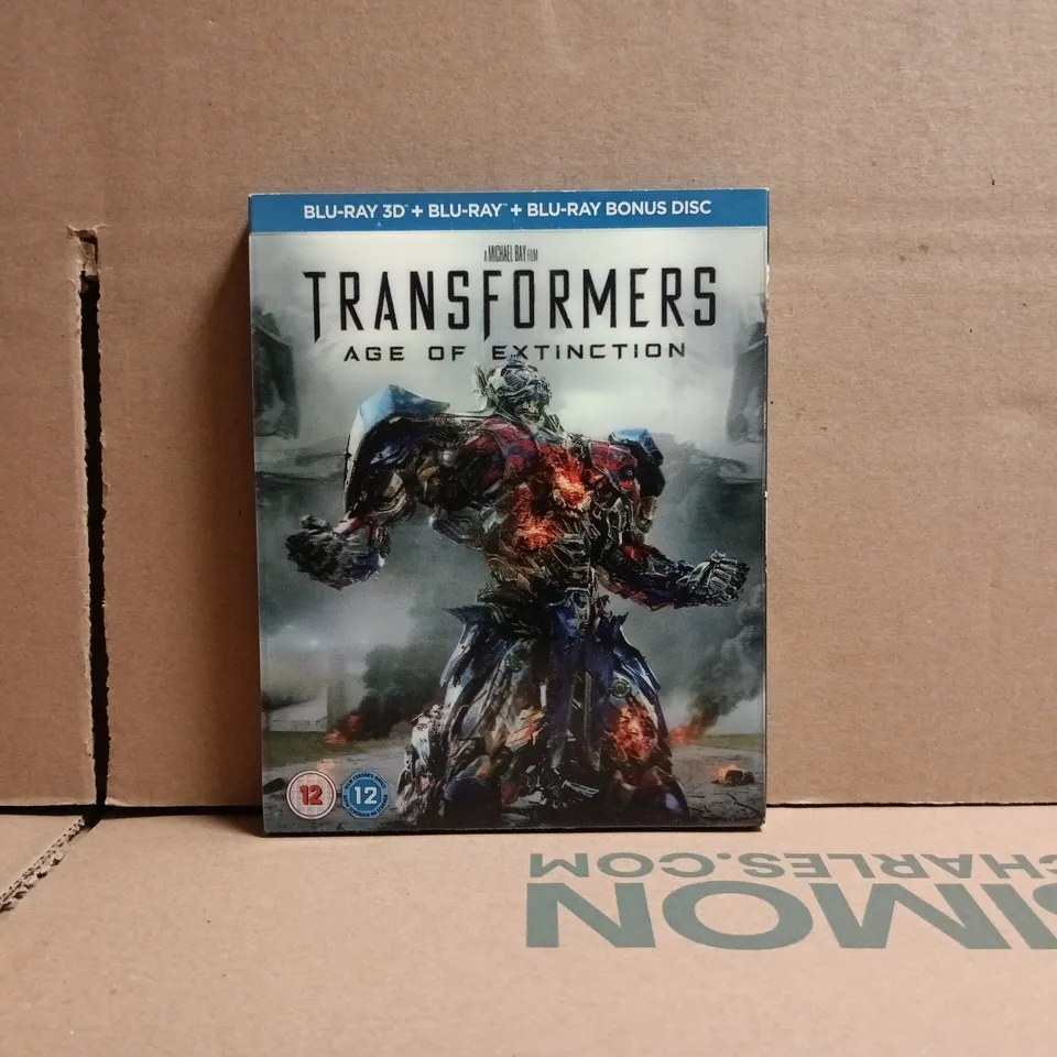 TRANSFORMERS: AGE OF EXTINCTION BLU-RAY 3D + BLU-RAY + BONUS DISC