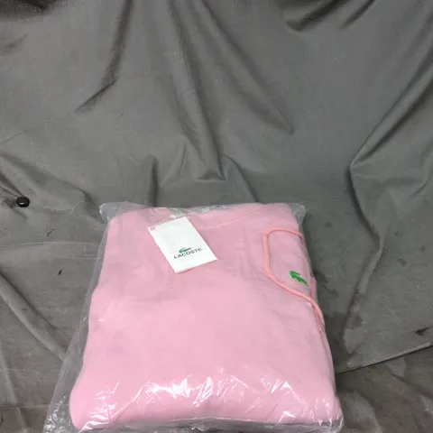 LACOSTE LARGE PINK SWEATSUIT TOP AND BOTTOMS BAGGED