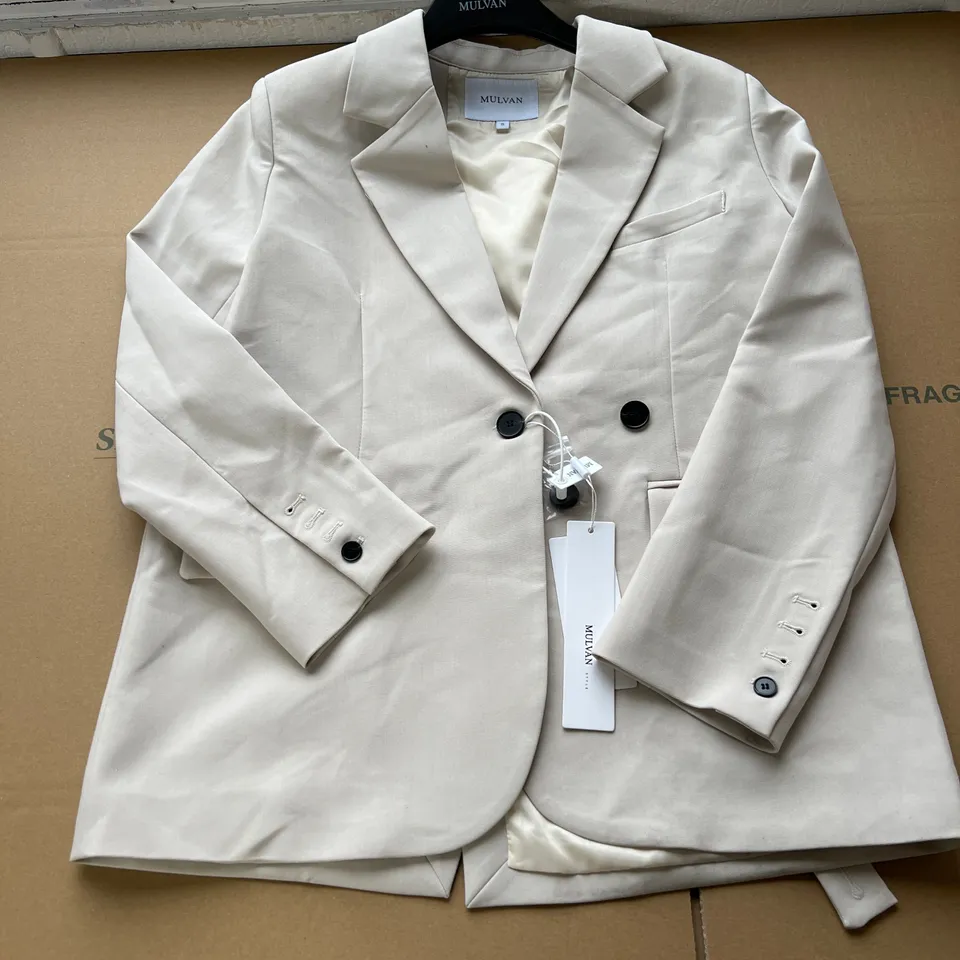 MULVAN SIZE SMALL BEIGE BUTTONED BLAZER 