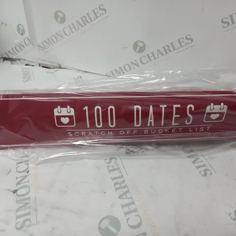 100 DATES BUCKET LIST SCRATCH OFF POSTER