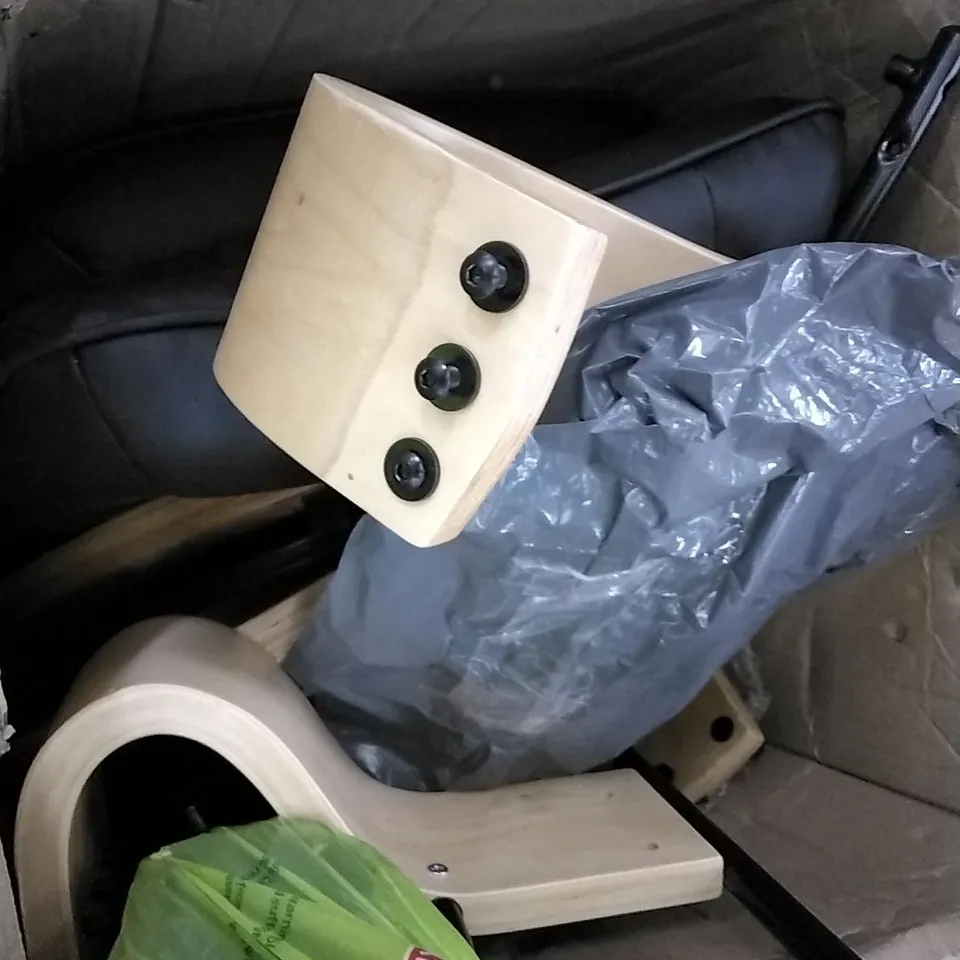 BOX OF SOFA PARTS 