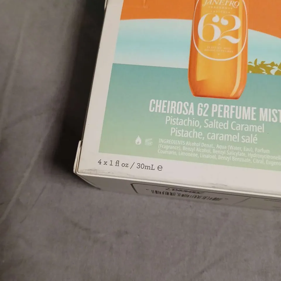 SEALED SOL DE JANEIRO CHEIROSA 62 PERFUME MIST DISCOVERY SET – 4 X 30ML – LIMITED EDITION