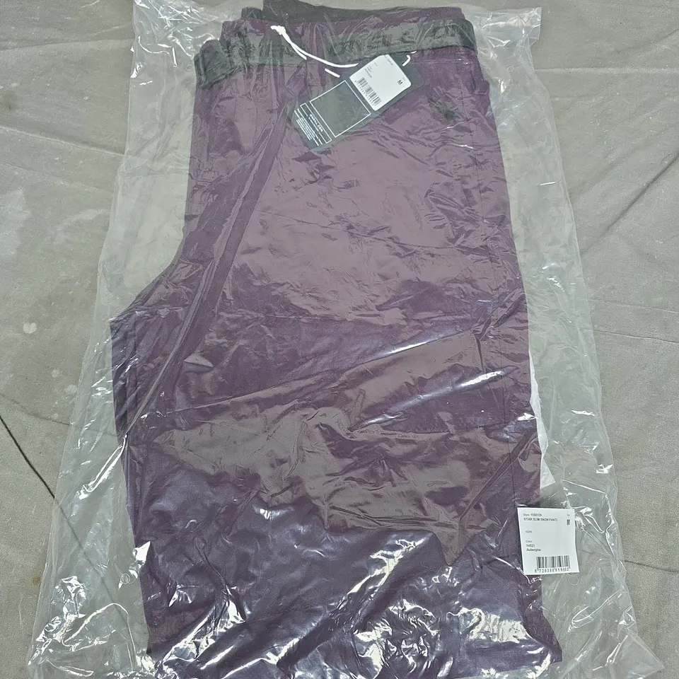 BAGGED ONEILL STAR SLIM SNOW PANTS IN AUBERGINE - MEDIUM