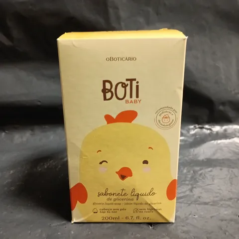 OBOTICÁRIO BOTI BABY GLYCERIN LIQUID SOAP (200ML)