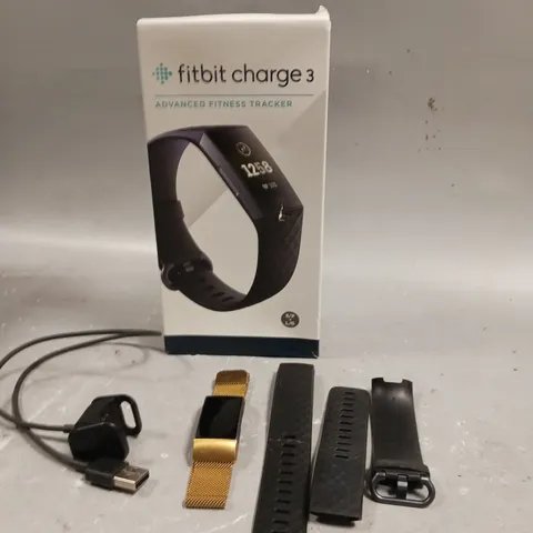 BOXED FITBIT CHARGE 3 ADVANCED FITNESS TRACKER WATCH