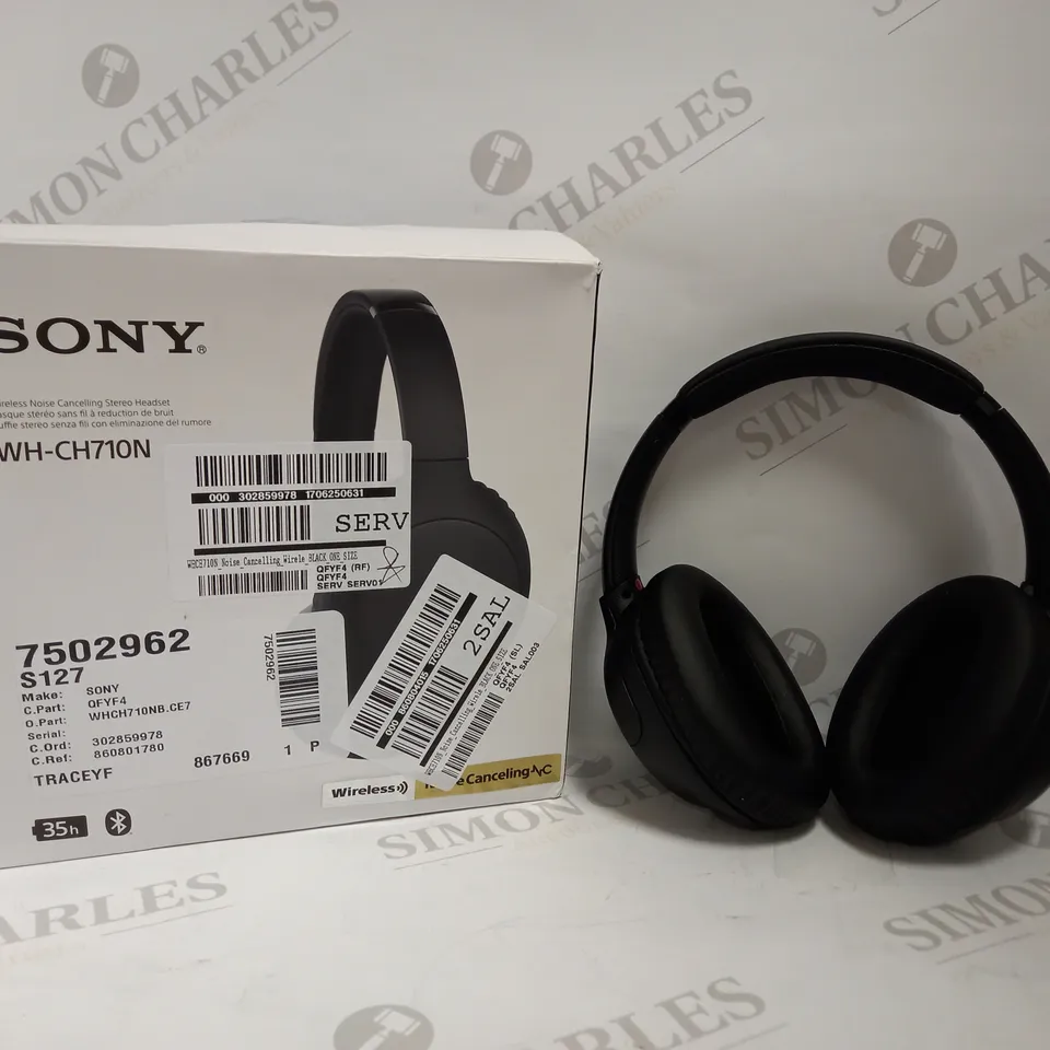 SONY NOISE CANCELLING WIRELESS HEADPHONES  RRP £129