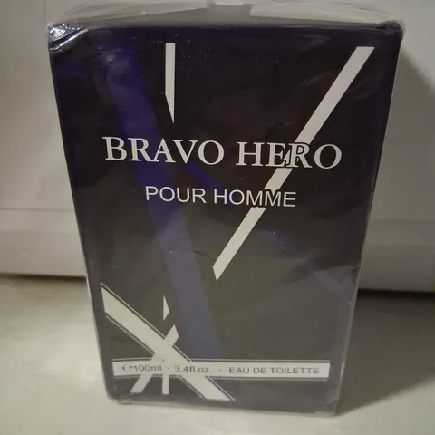 BOXED AND SEALED BRAVO HERO POUR HOMME EAY DE TOILETTE 100ML