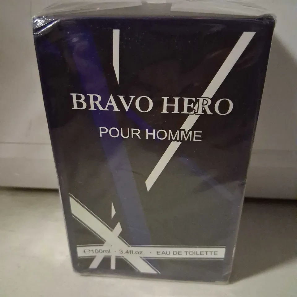 BOXED AND SEALED BRAVO HERO POUR HOMME EAY DE TOILETTE 100ML
