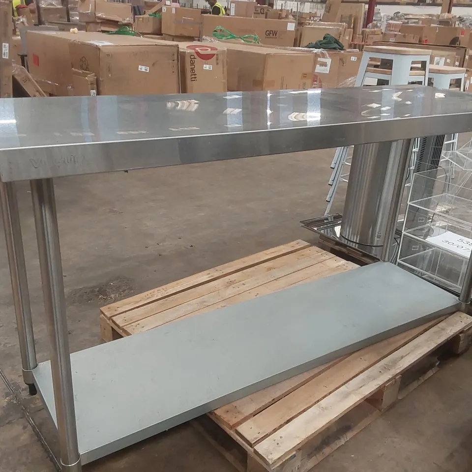 VOGUE COMMERCIAL STAINLESS STEEL WORKTOP