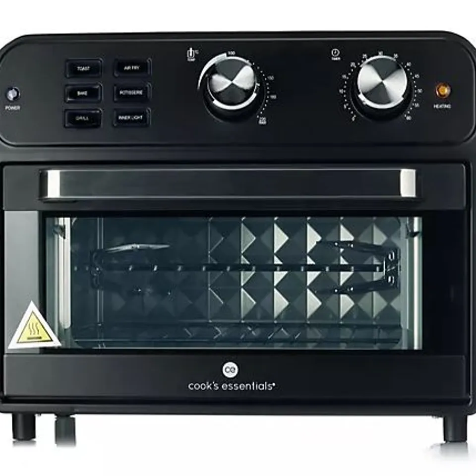 OUTLET COOK'S ESSENTIALS 21L AIRFRYER OVEN WITH ROTISSERIE COOL 
