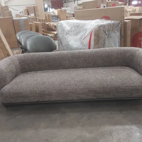 DANETTI FLORENCE RENCE MOCHA CHUNKY WEAVE 3 SEATER SOFA