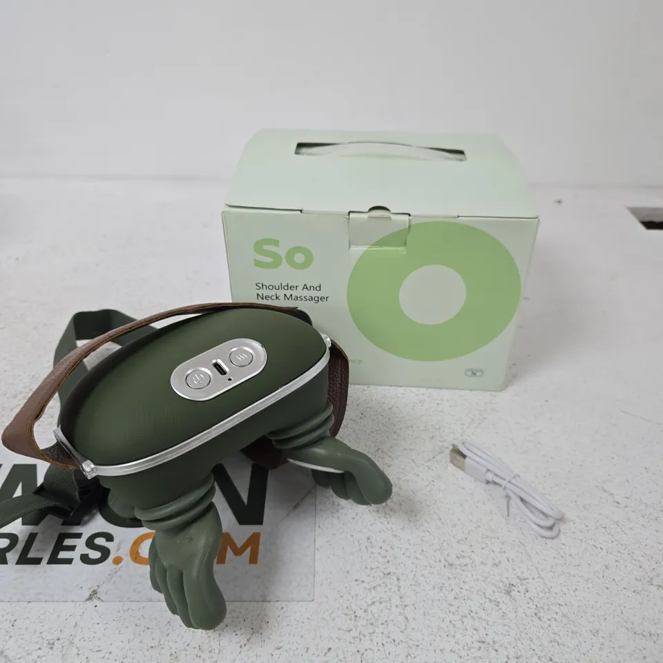 SO SHOULDER AND NECK MASSAGER – GREEN
