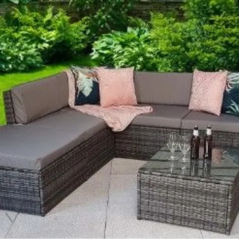 BRAND NEW BOXED STELLA CORNER SOFA IN GREY(2 BOXES)