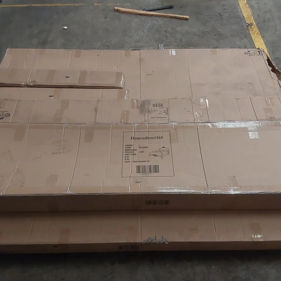 PALLET CONTAINING ASSORTED HOMESDIRECT365 BED PARTS - INCOMPLETE ITEMS