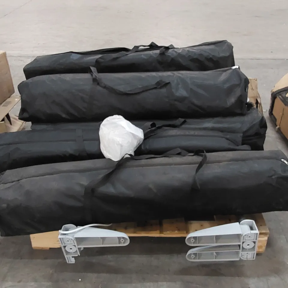 PALLET OF ASSORTED GARDEN CANOPY TENTS AND OTHER ASSORTED GOODS