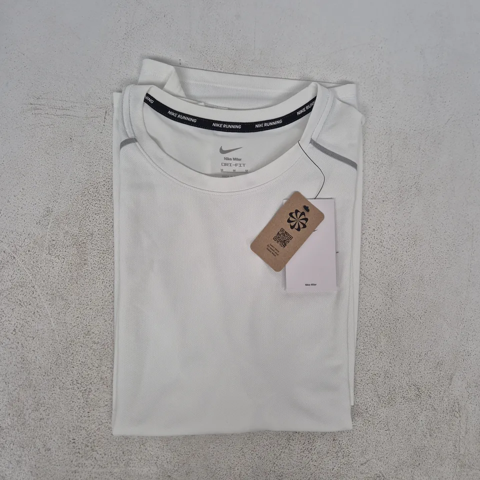 NIKE RUNNING MEN'S T-SHIRT IN WHITE SIZE MEDIUM