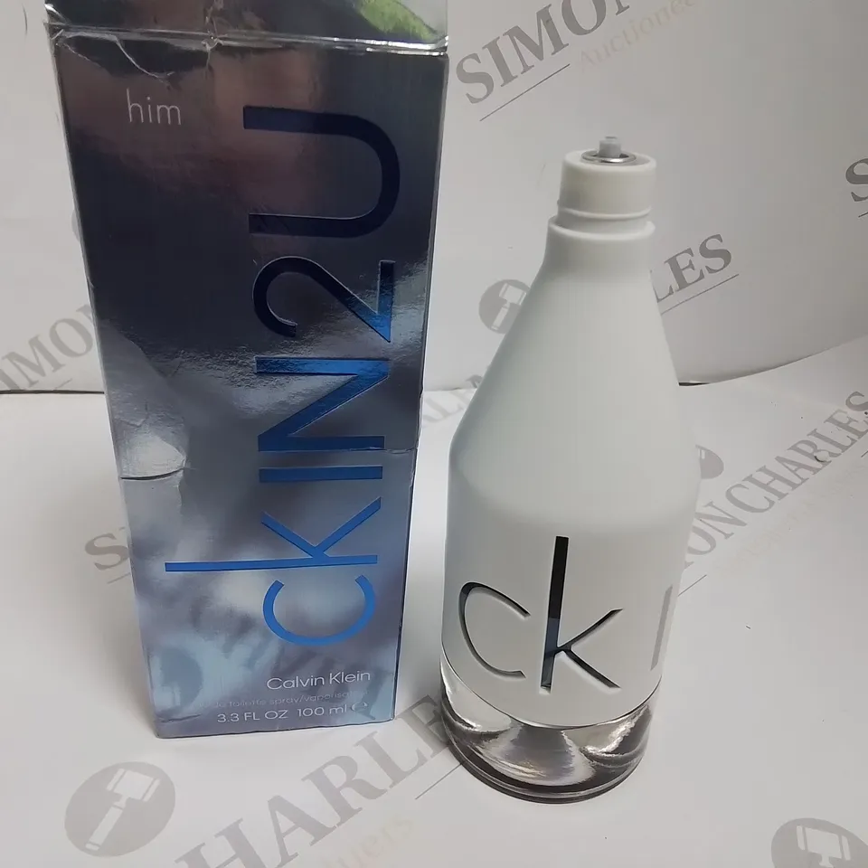 BOXED CALVIN KLEIN CKIN2U EAU DE TOILETTE 100ML RRP £50