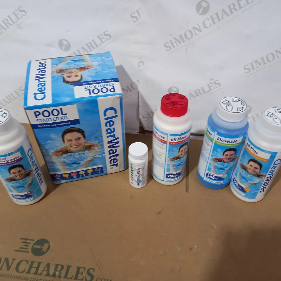 CLEAR WATER POOL STARTER KIT RRP £29.99
