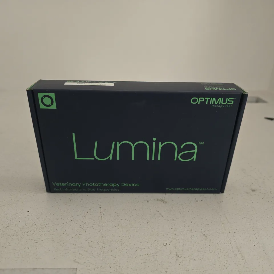 OPTIMUS THERAPY TECH LUMINA VETERINARY PHOTOTHERAPY DEVICE BOXED