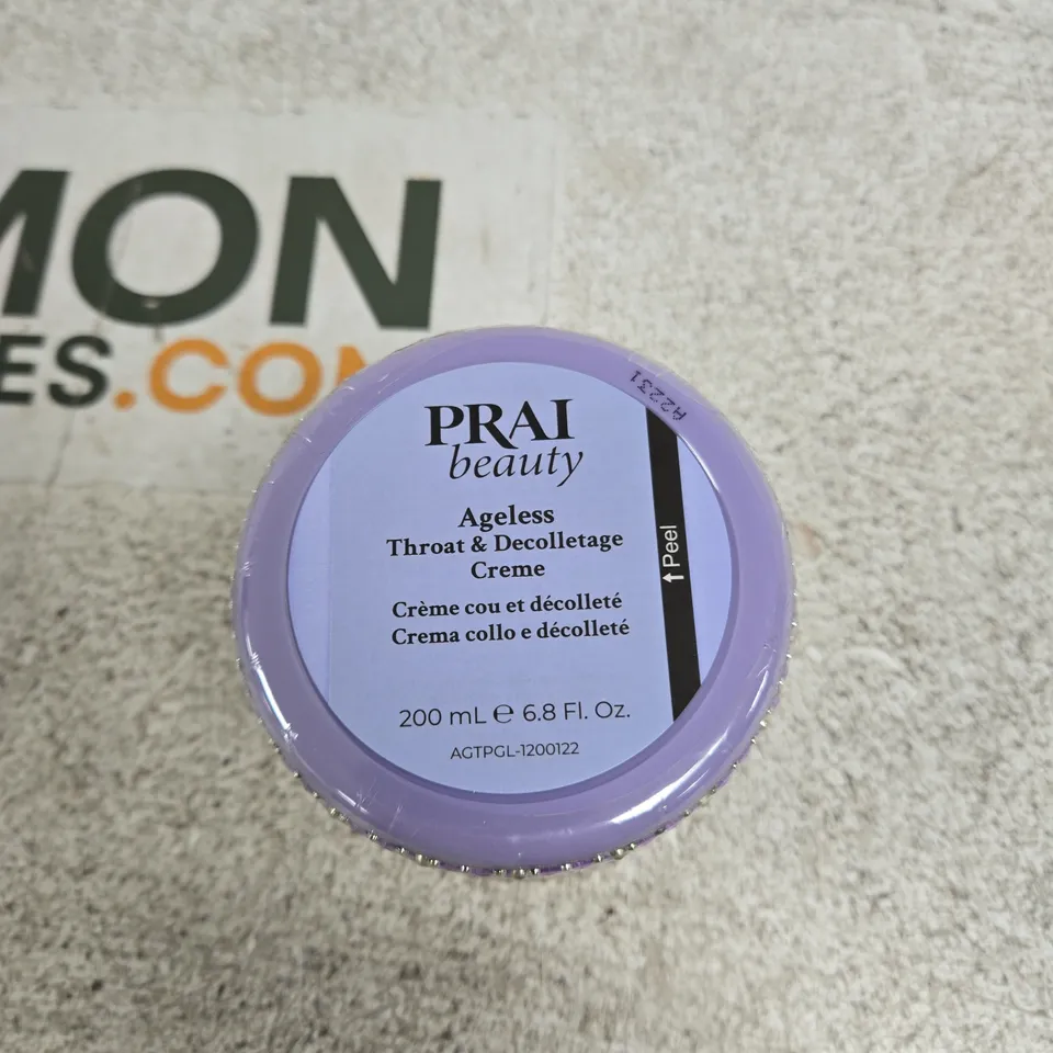 PRAI BEAUTY AGELESS THROAT & DECOLLETAGE CREME 200ML