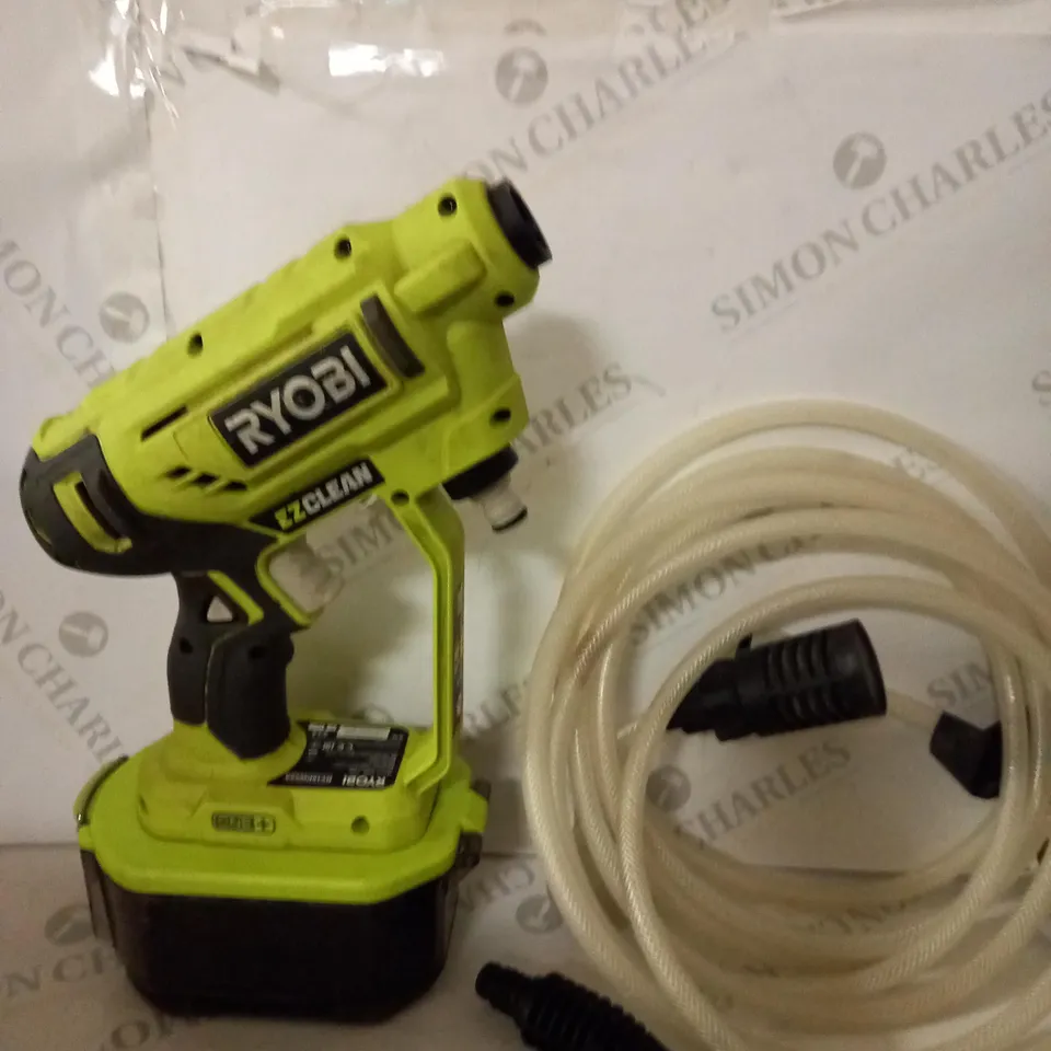 RYOBI 18V ONE+ CORDLESS 18V POWER WASHER 