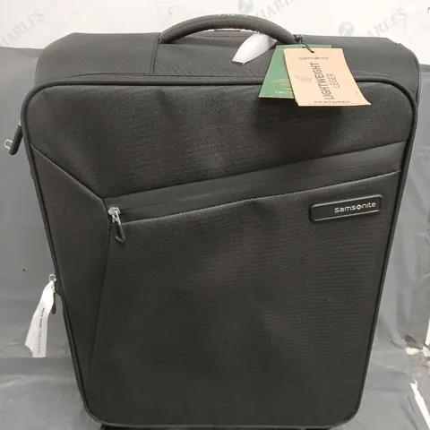 SAMSONITE LITEBEAM SPINNER 66/24 EXP MEDIUM SOFTSHELL CASE-BLACK