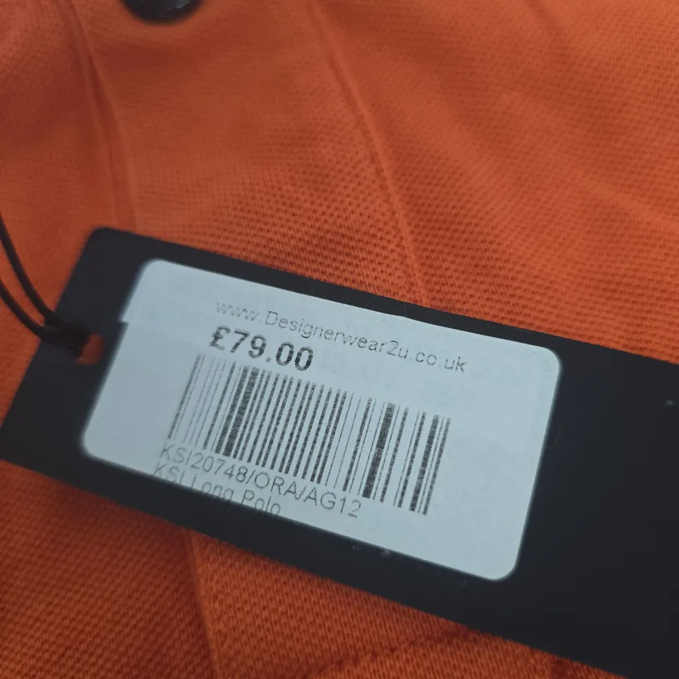 KIDS STONE ISLAND LONG SLEEVE POLO - SIZE UNSPECIFIED