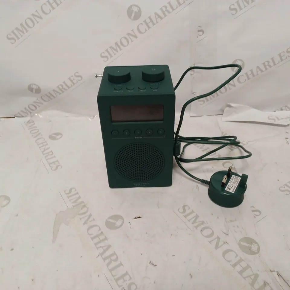 JOHN LEWIS SPECTRUM SOLO PORTABLE DAB+/FM DIGITAL RADIO, MALLARD