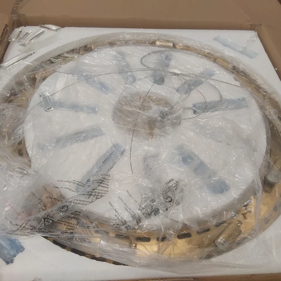 BOXED CRYSTAL CHANDELIER