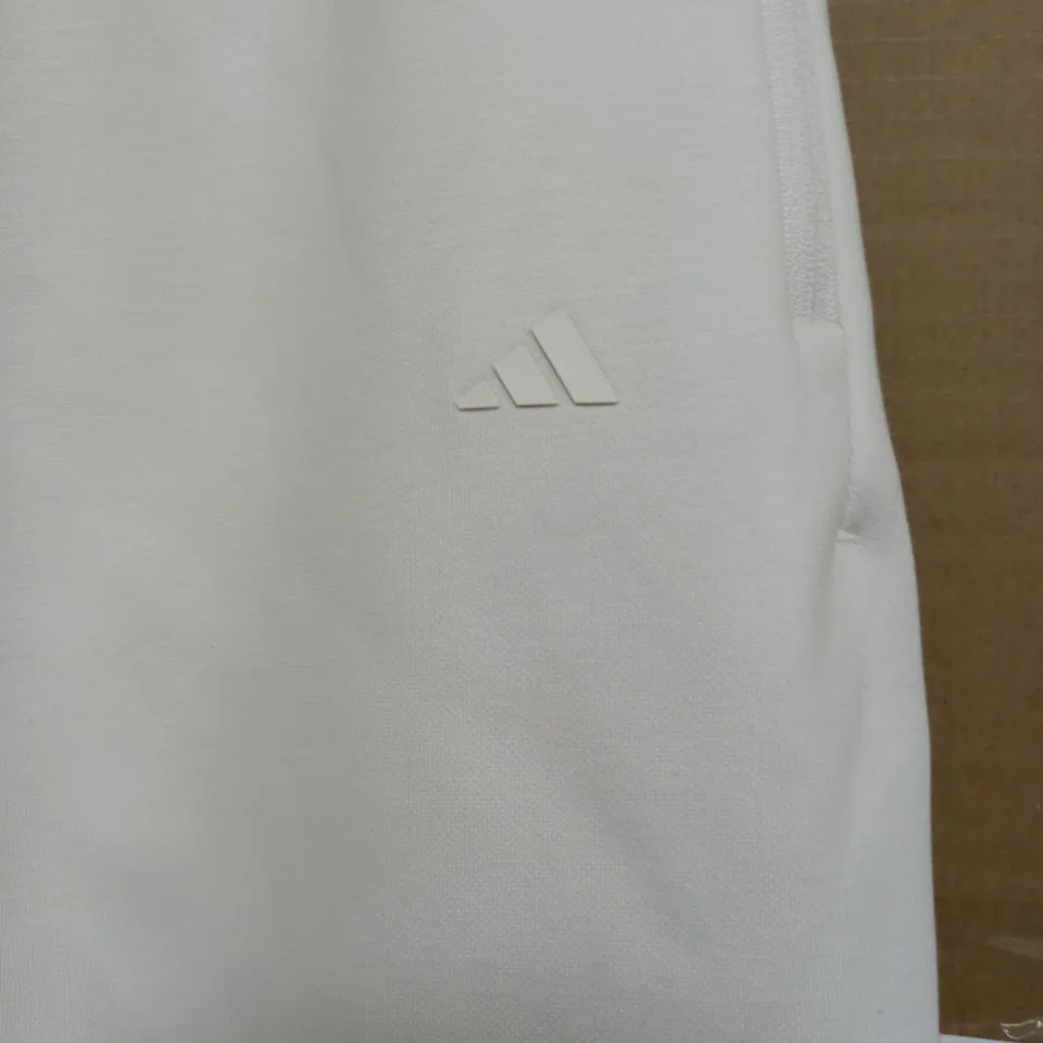 ADIDAS SWEATPANTS IN WHITE - UK SMALL