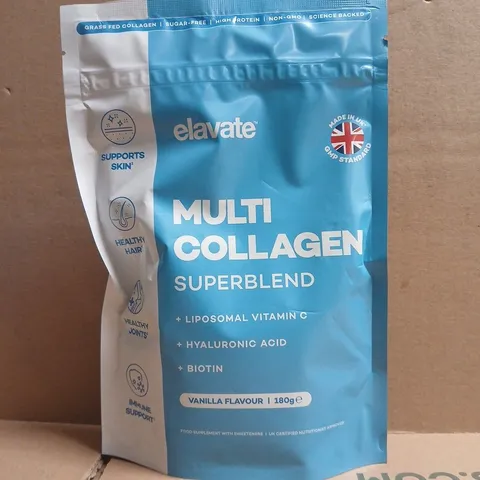 ELAVATE MULTI COLLAGEN SUPERBLEND (180G) - VANILLA FLAVOUR