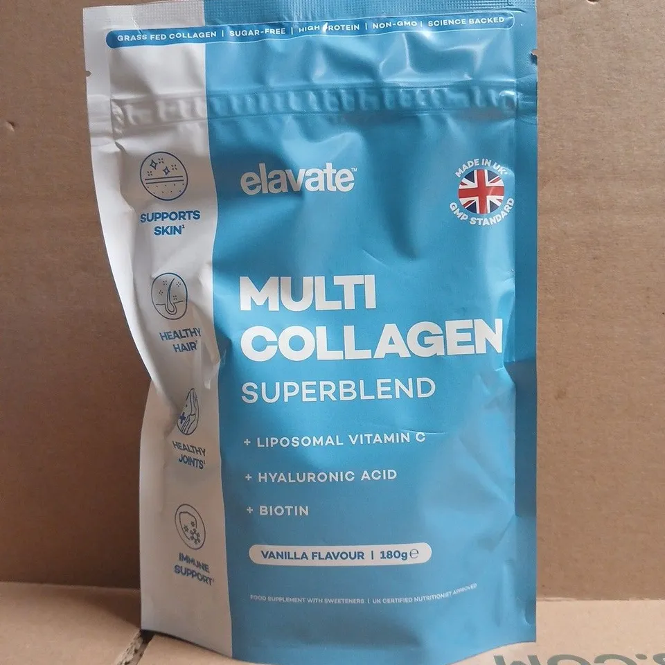ELAVATE MULTI COLLAGEN SUPERBLEND (180G) - VANILLA FLAVOUR