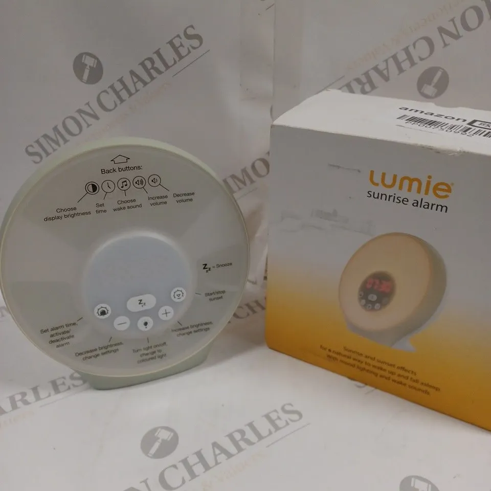 BOXED LUMIE SUNRISE WAKE UP ALARM 