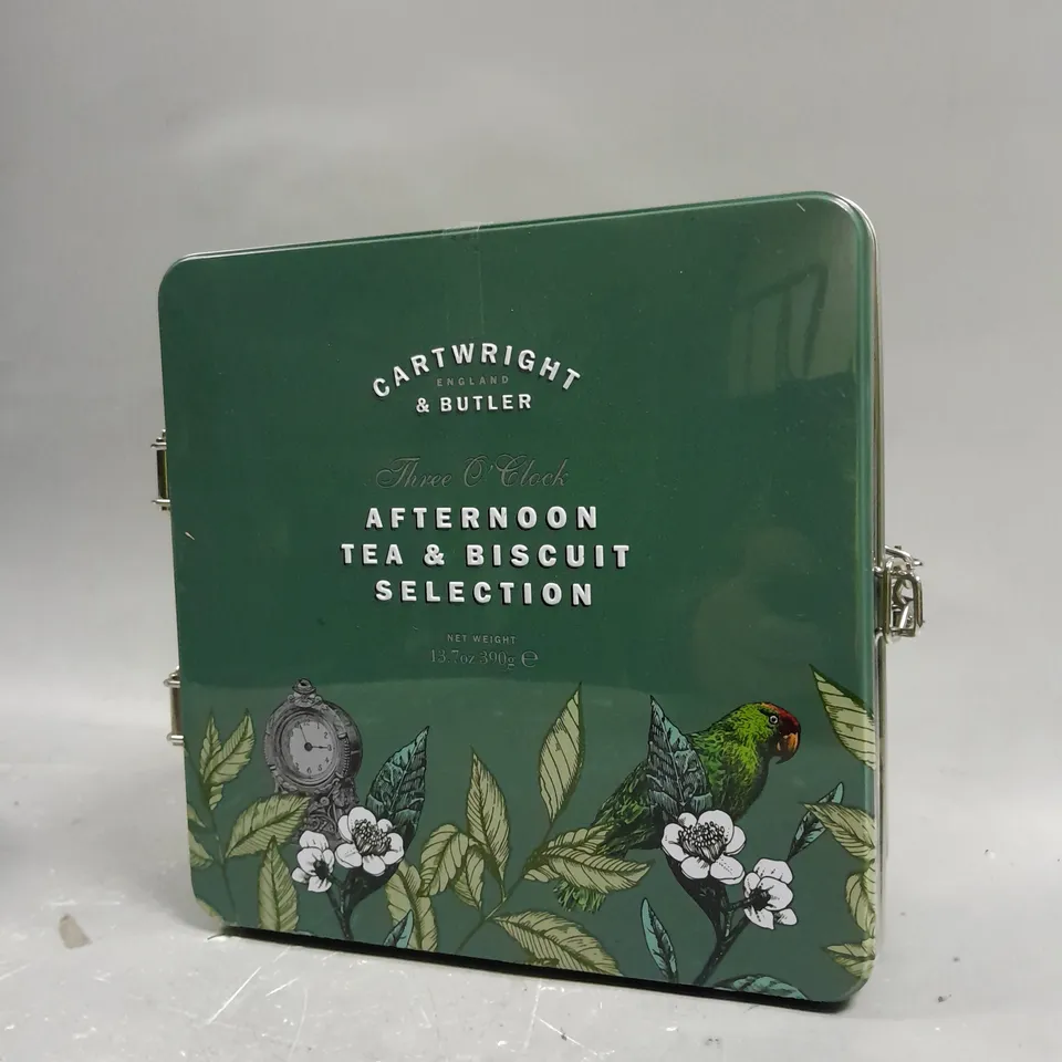 SEALED CARTWRIGHT & BUTLER AFTERNOON TEA & BISCUIT SELECTION - 390G 