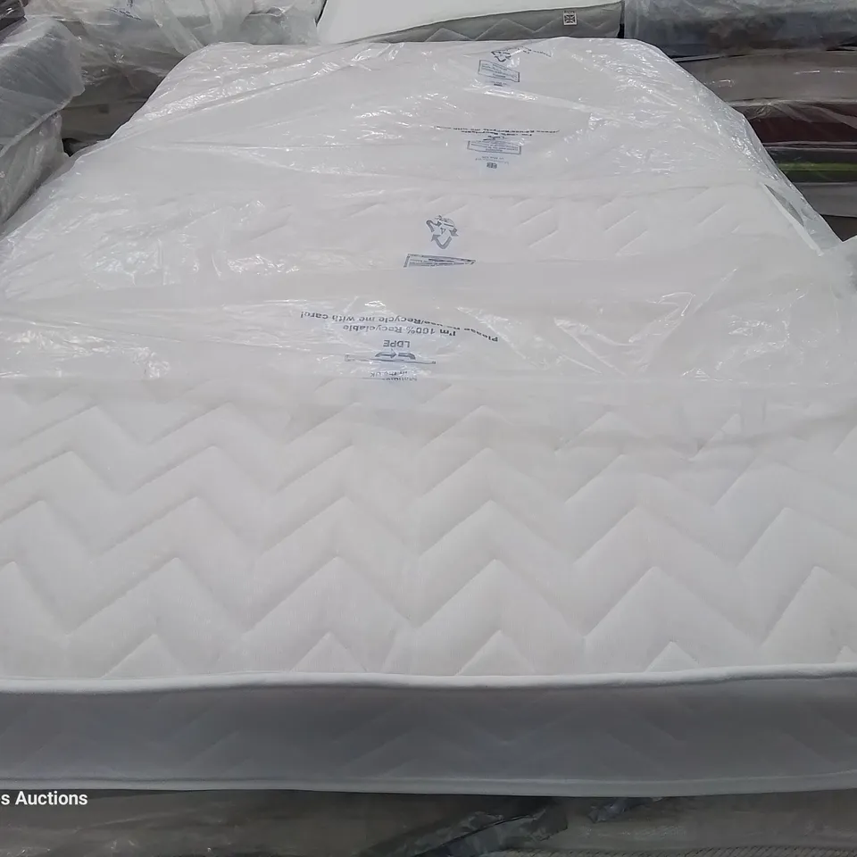 QUALITY BAGGED 4'6" DOUBLE SERENITY HYBRID COIL AND MEMORY FOAM MATTRESS